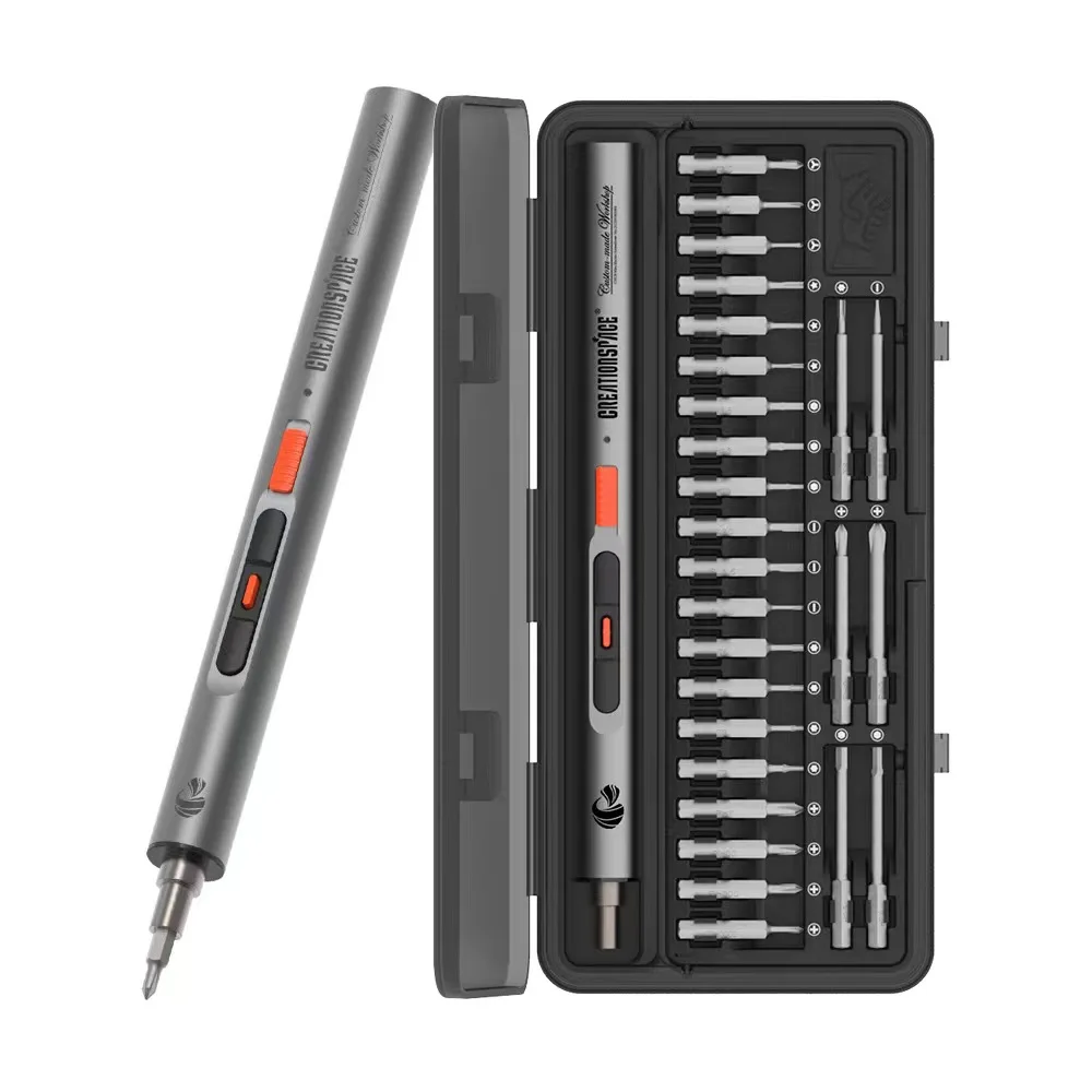Bộ tua vít điện mini đa năng CREATIONSPACE CS0701A 26in1 pin sạc